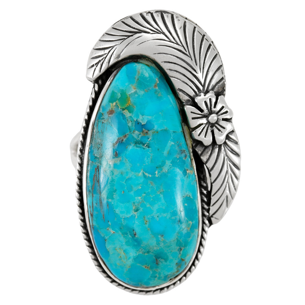 Turquoise Ring Sterling Silver R2680-C75
