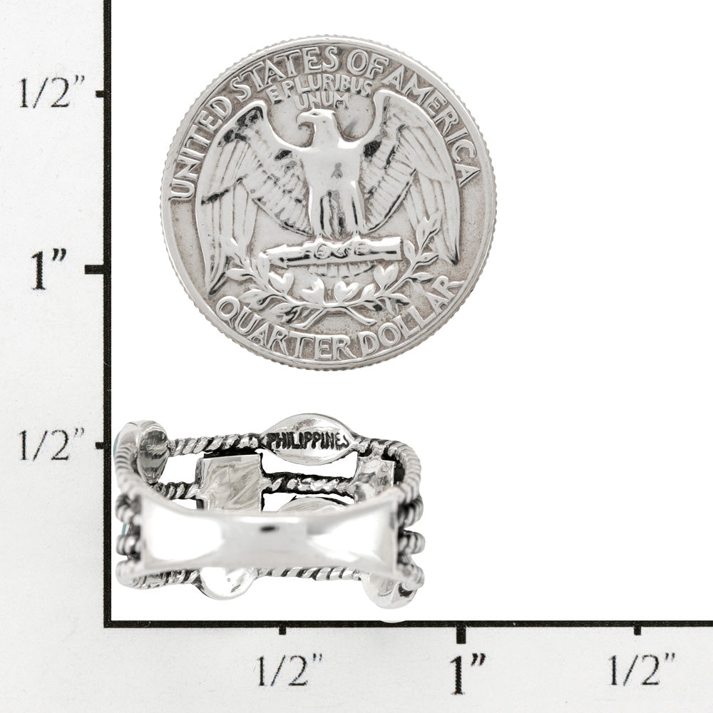 Turquoise Ring Sterling Silver R2683-C75