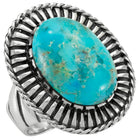 Turquoise Ring Sterling Silver R2687-C75