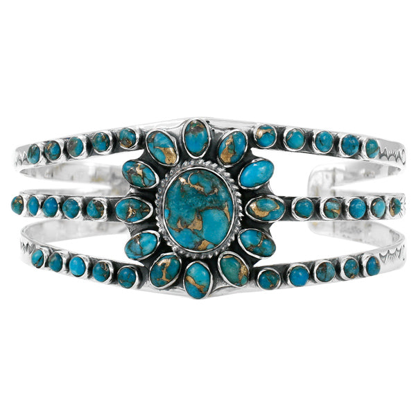 Matrix Turquoise Bracelet Sterling Silver B5499-C84