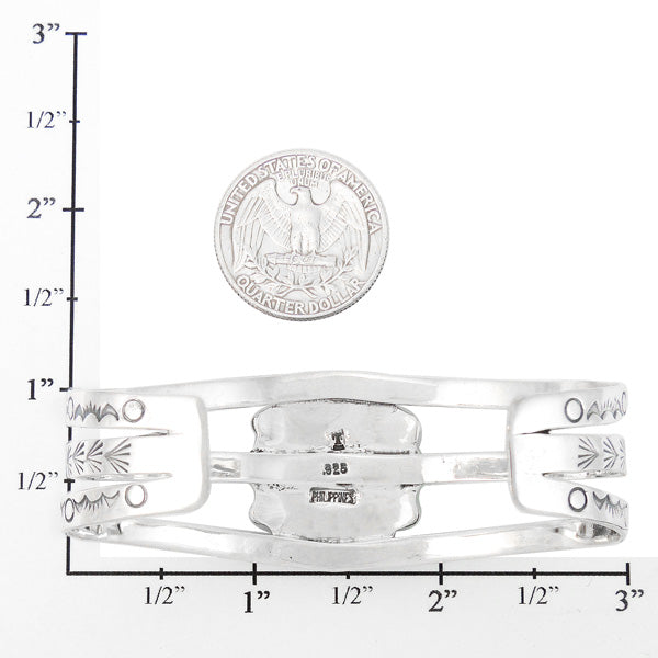 Turquoise Bracelet Sterling Silver B5499-C75