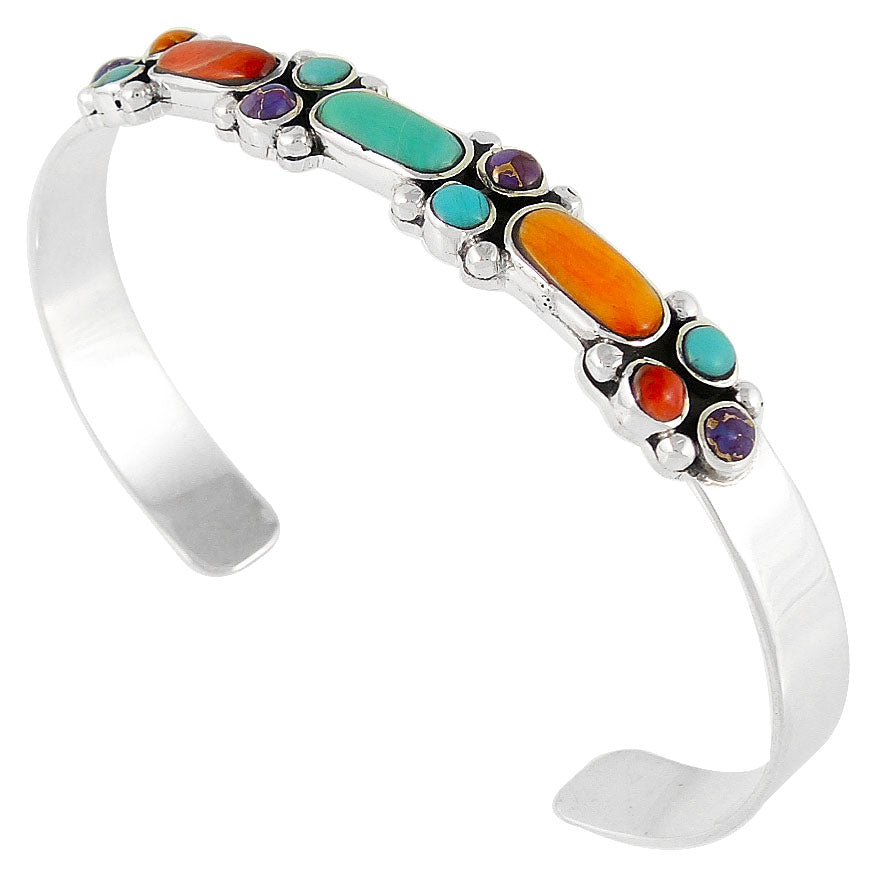 Multicolor Bracelet Sterling Silver B5504-C71