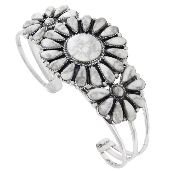 Howlite Bracelet Sterling Silver B5523-C103