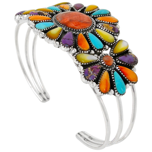 Multicolor Bracelet Sterling Silver B5523-C71