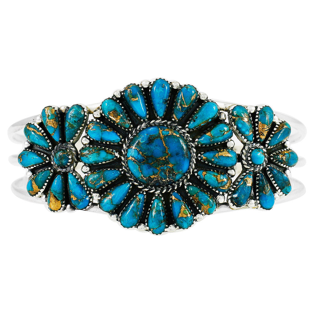 Matrix Turquoise Bracelet Sterling Silver B5523-C84