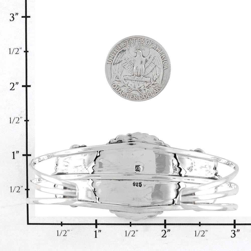 Turquoise Bracelet Sterling Silver B5523-C75