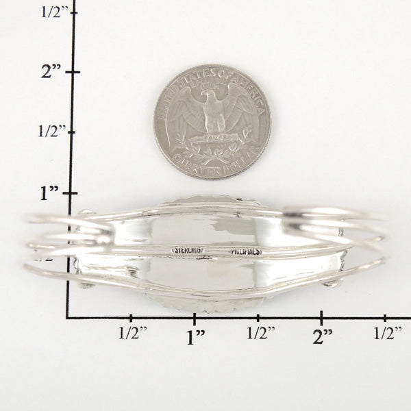 Turquoise Bracelet Sterling Silver B5524-C75