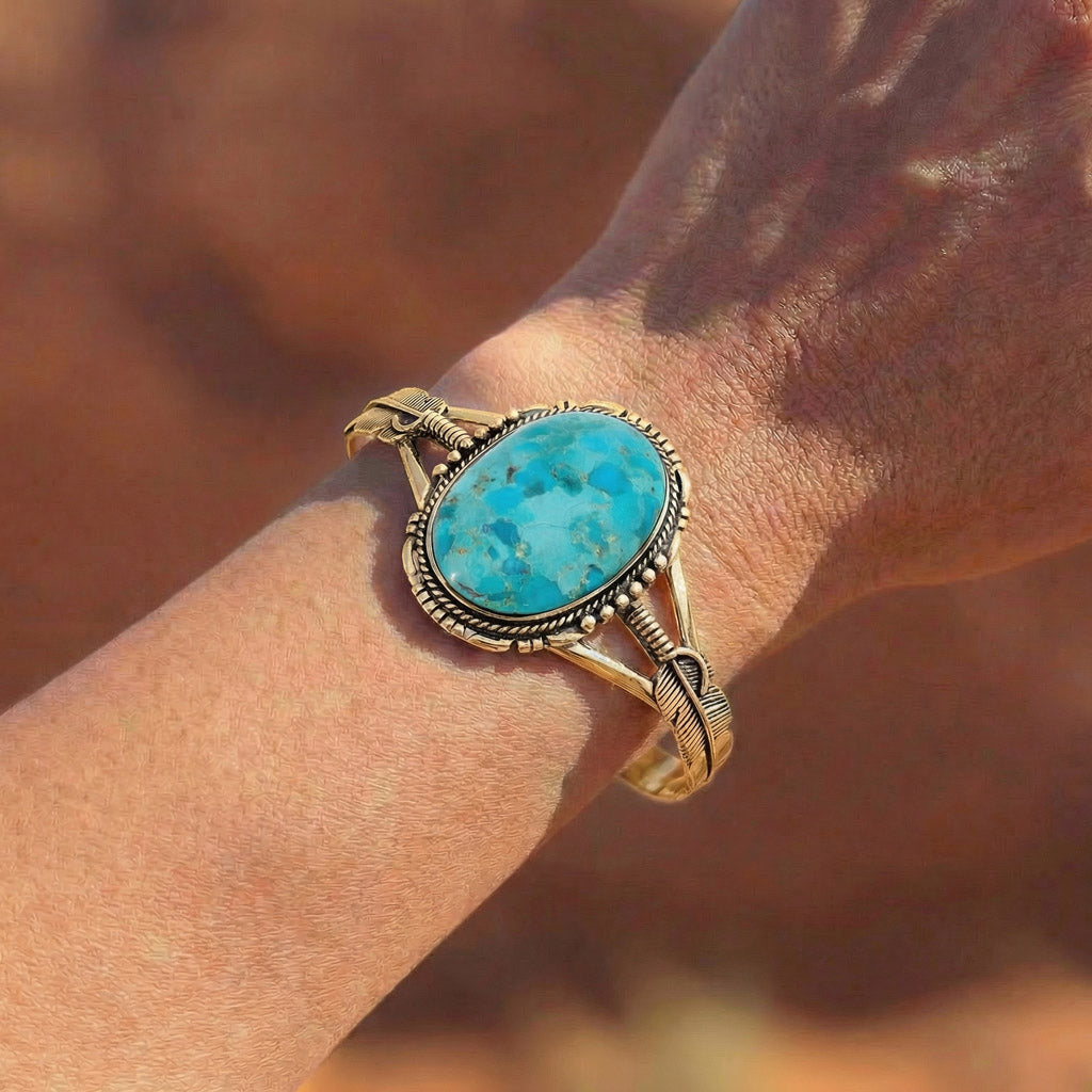 Turquoise Bracelet GoldCopper™ B5550-GB-C75