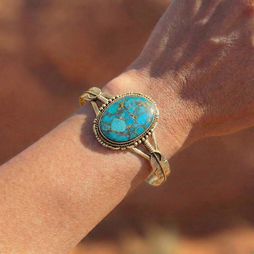 Matrix Turquoise Bracelet GoldCopper™ B5550-GB-C84