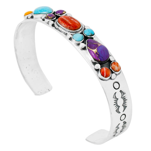Multicolor Bracelet Sterling Silver B5552-C71
