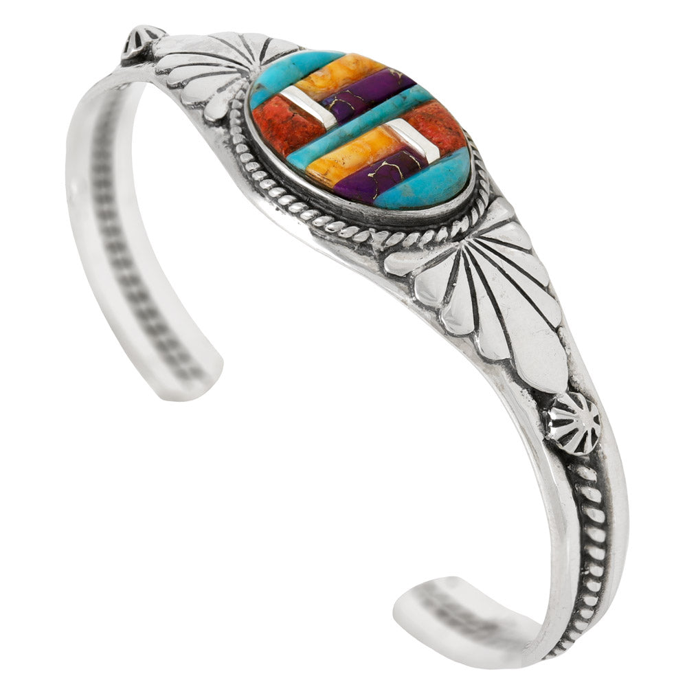 Multi Gemstone Bracelet Sterling Silver B5563-C51