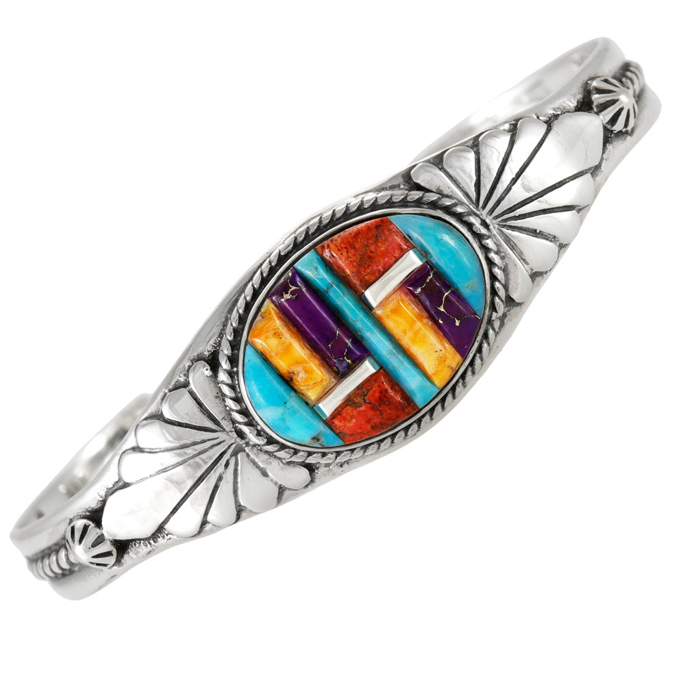 Multi Gemstone Bracelet Sterling Silver B5563-C51