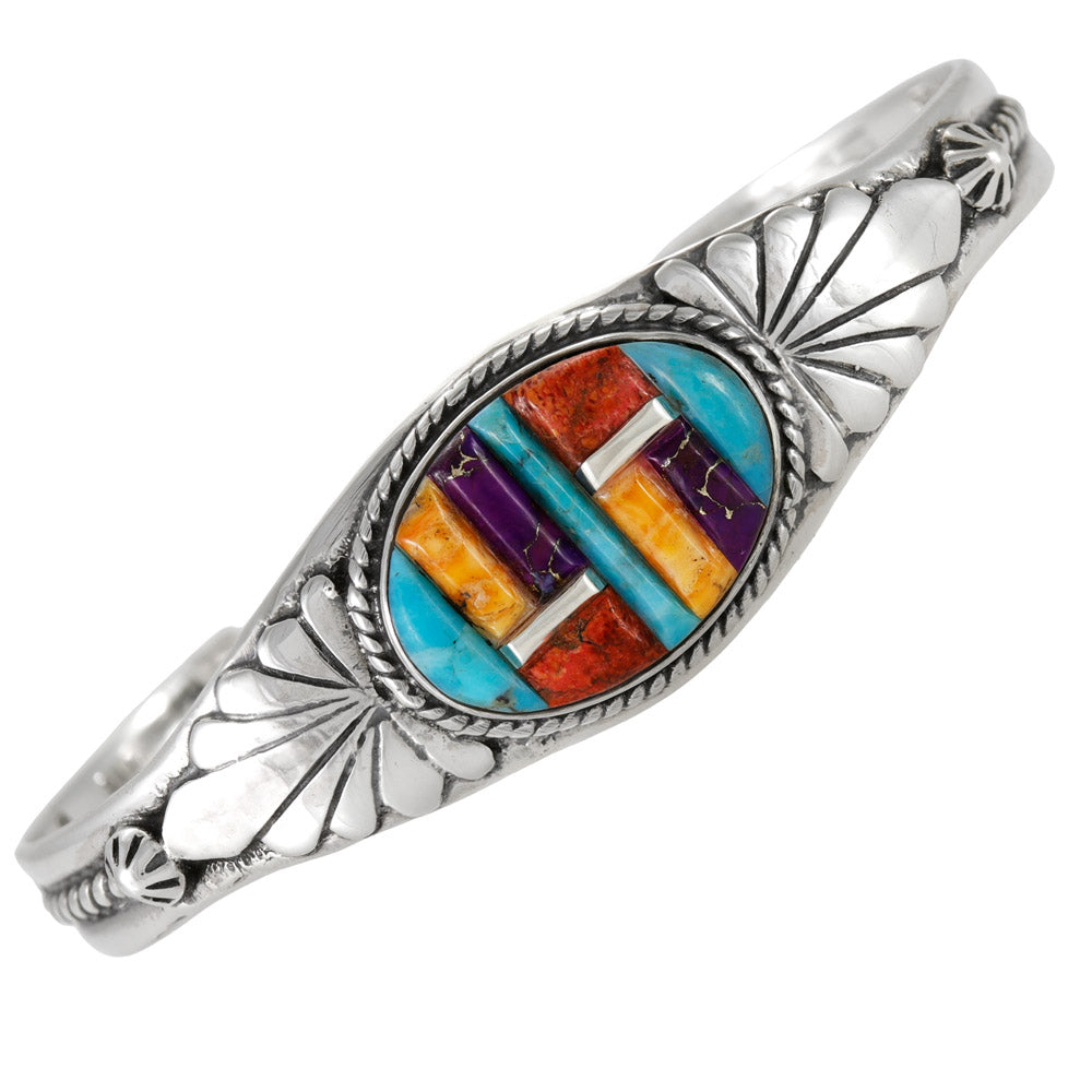 Multi Gemstone Bracelet Sterling Silver B5563-C51