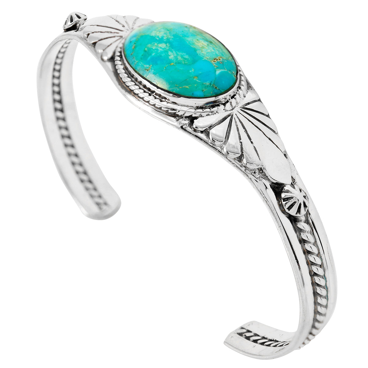 FINAL CLEARANCE - Turquoise Bracelet SilveryCopper™ B5563-SB-C75