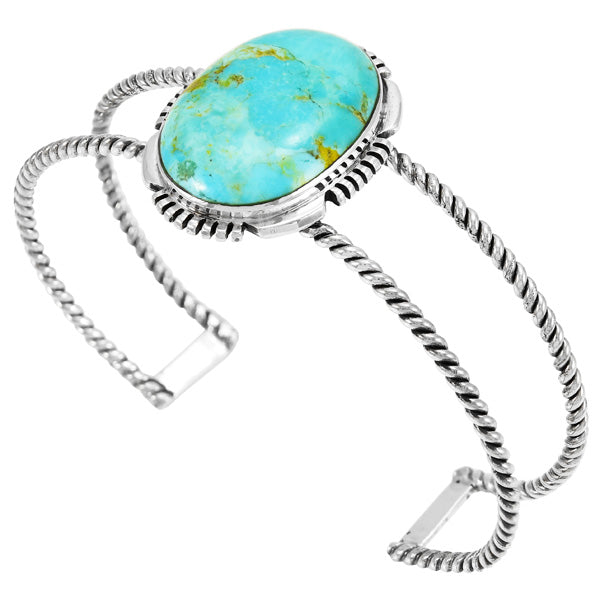 Turquoise Bracelet Sterling Silver B5571-C75