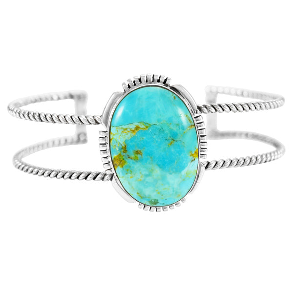 Turquoise Bracelet Sterling Silver B5571-C75