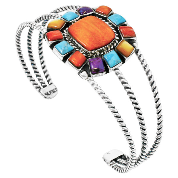 Multi-Gemstone Bracelet Sterling Silver B5573-C71
