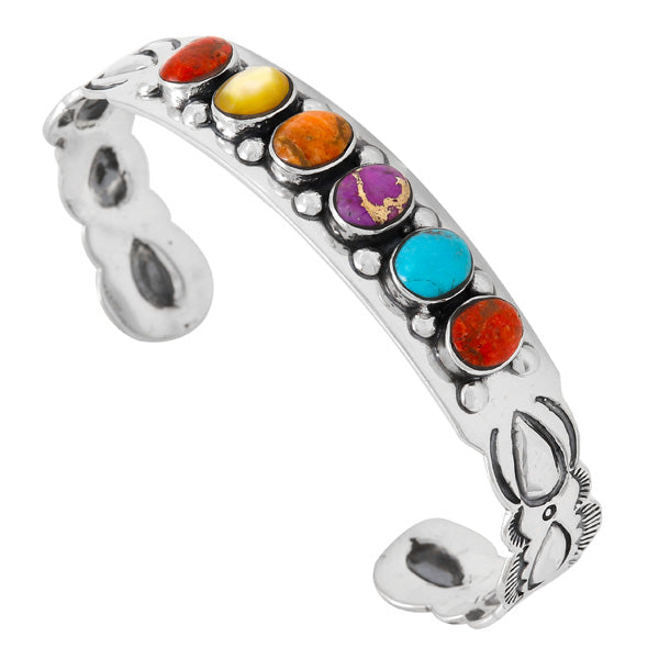 Multicolor Bracelet Sterling Silver B5574-C71