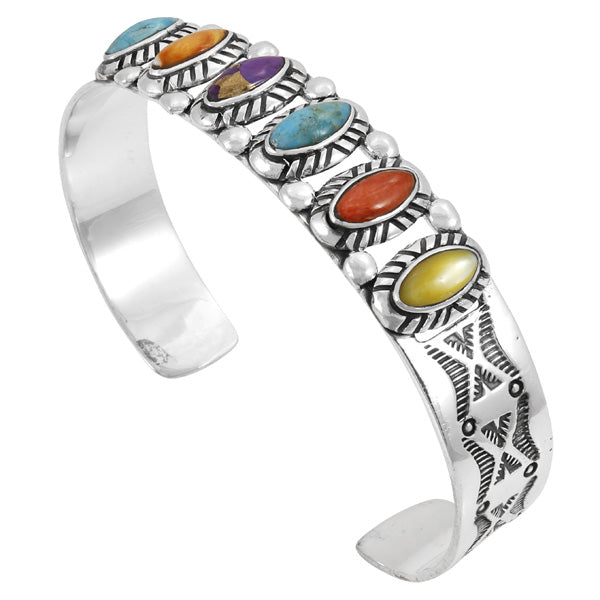 Multicolor Bracelet Sterling Silver B5577-C71