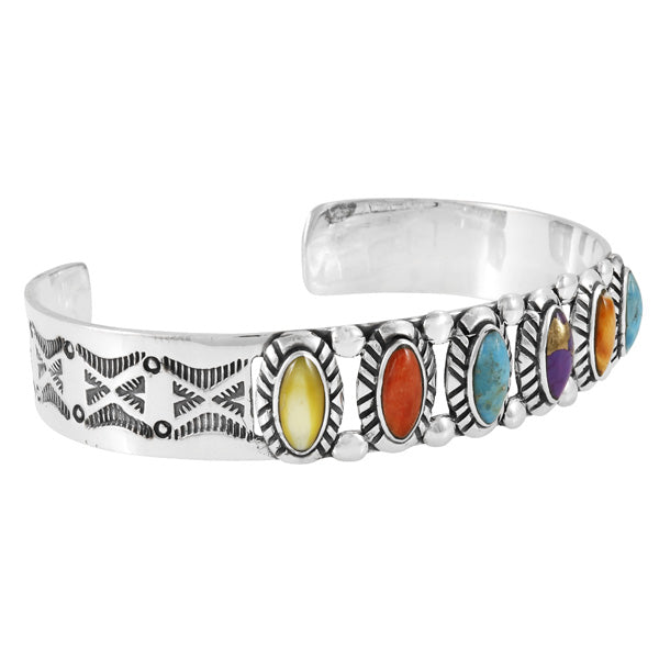 Multicolor Bracelet Sterling Silver B5577-C71
