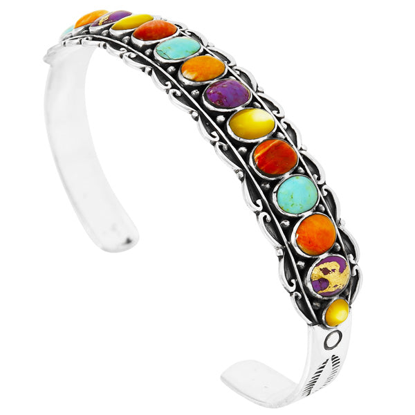 Multicolor Bracelet Sterling Silver B5578-C71