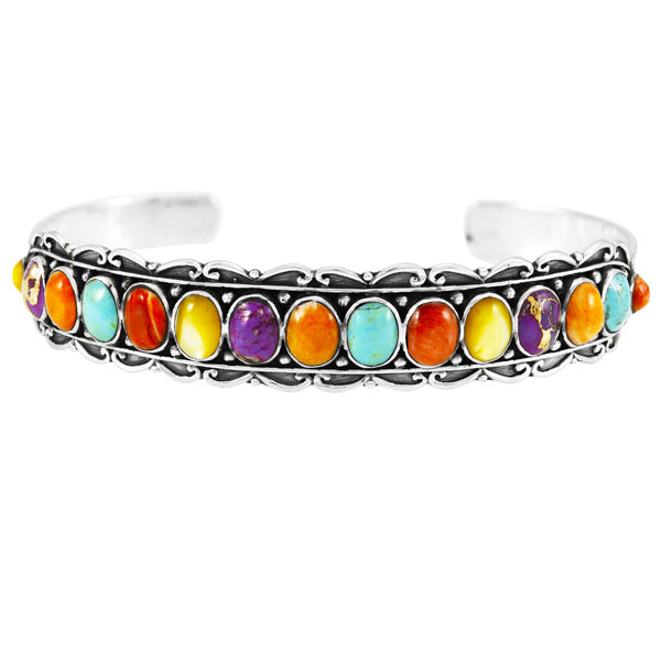 Multicolor Bracelet Sterling Silver B5578-C71