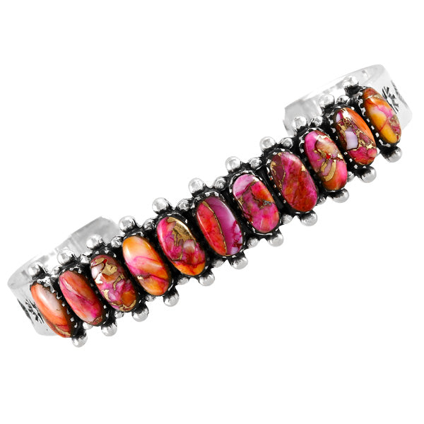 Plum Spiny Bracelet Sterling Silver B5582-C92