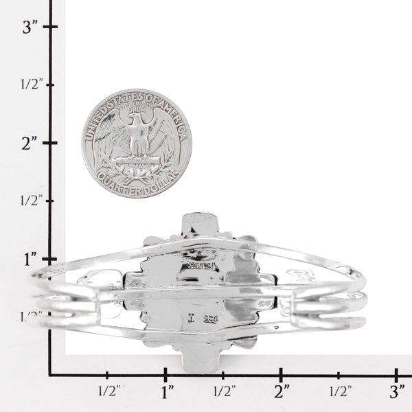 Coral Bracelet Sterling Silver B5585-C74