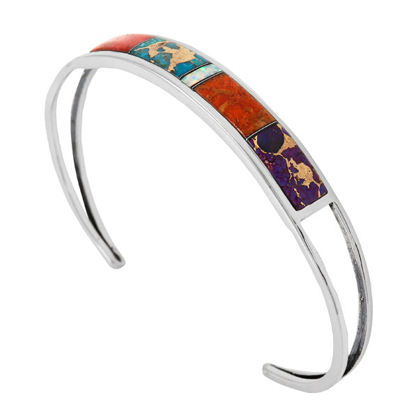 Multicolor Bracelet Sterling Silver B5587-C00