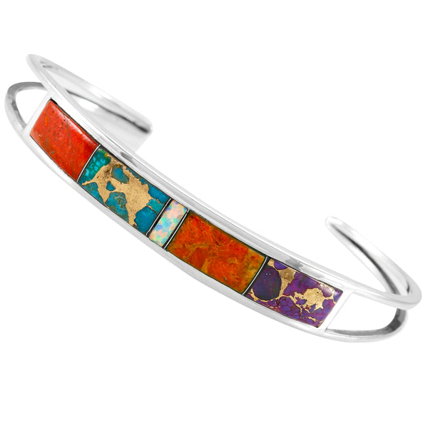 Multicolor Bracelet Sterling Silver B5587-C00