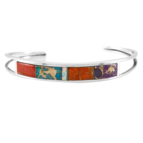 Multicolor Bracelet Sterling Silver B5587-C00