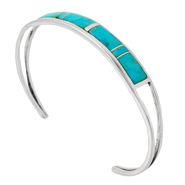 Turquoise Bracelet Sterling Silver B5587-C05