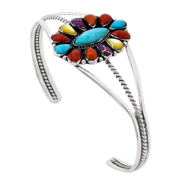 Multicolor Bracelet Sterling Silver B5589-C71