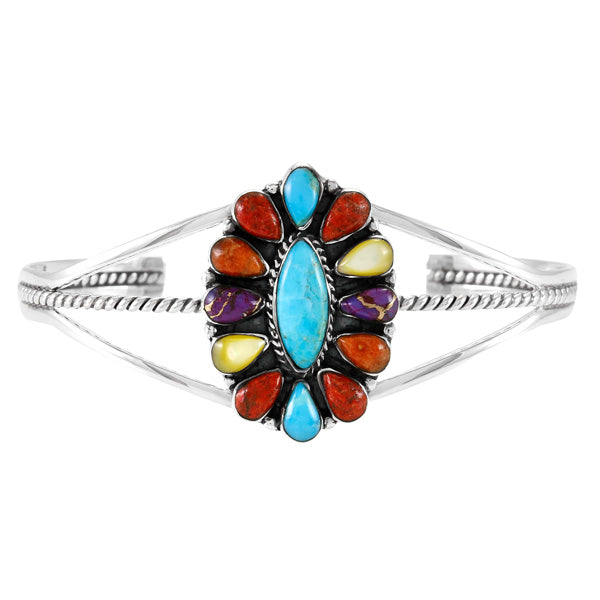 Multicolor Bracelet Sterling Silver B5589-C71