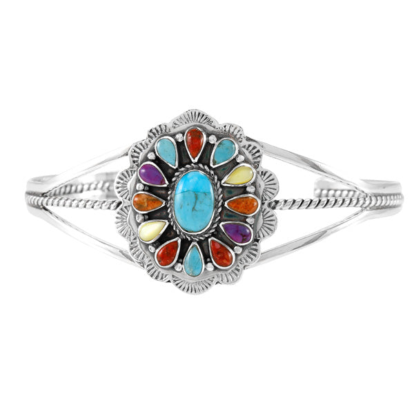 Multicolor Bracelet Sterling Silver B5591-C71