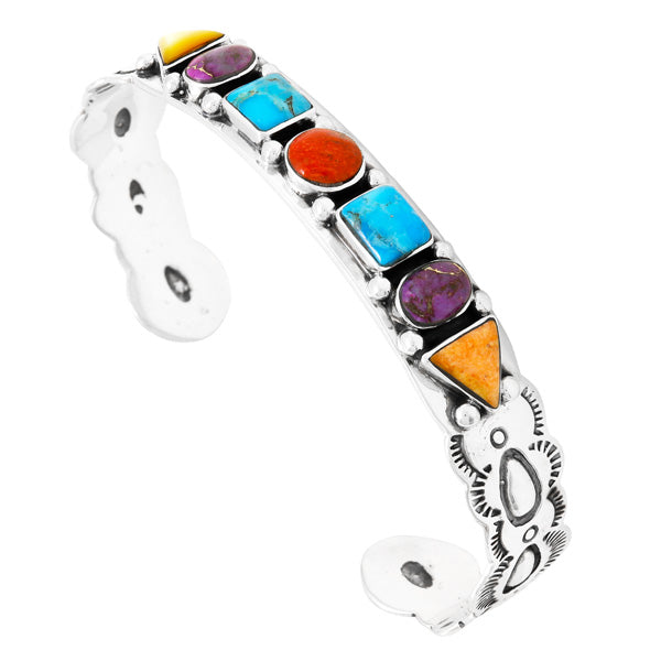 Multicolor Bracelet Sterling Silver B5594-C71