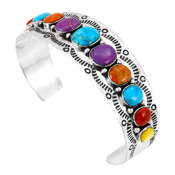 Multicolor Bracelet Sterling Silver B5597-C71