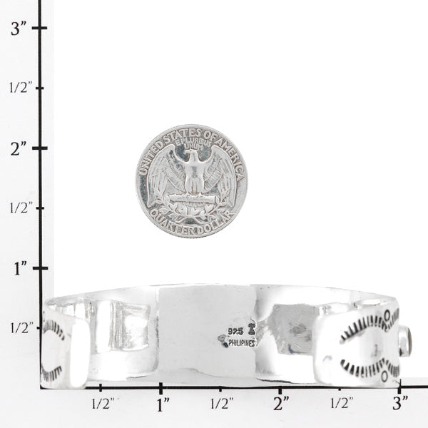 Turquoise Bracelet Sterling Silver B5597-C75