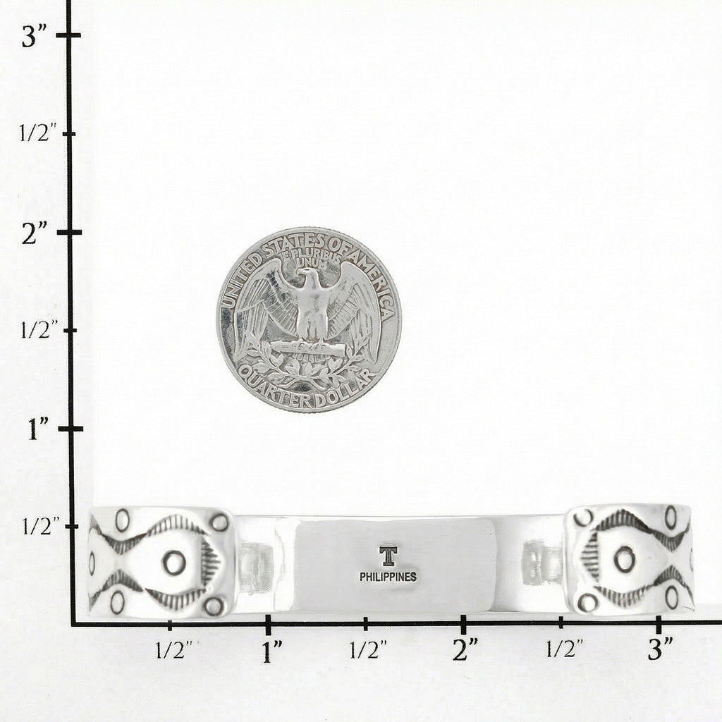 Turquoise Bracelet SilverBronzé B5601-SB-C75