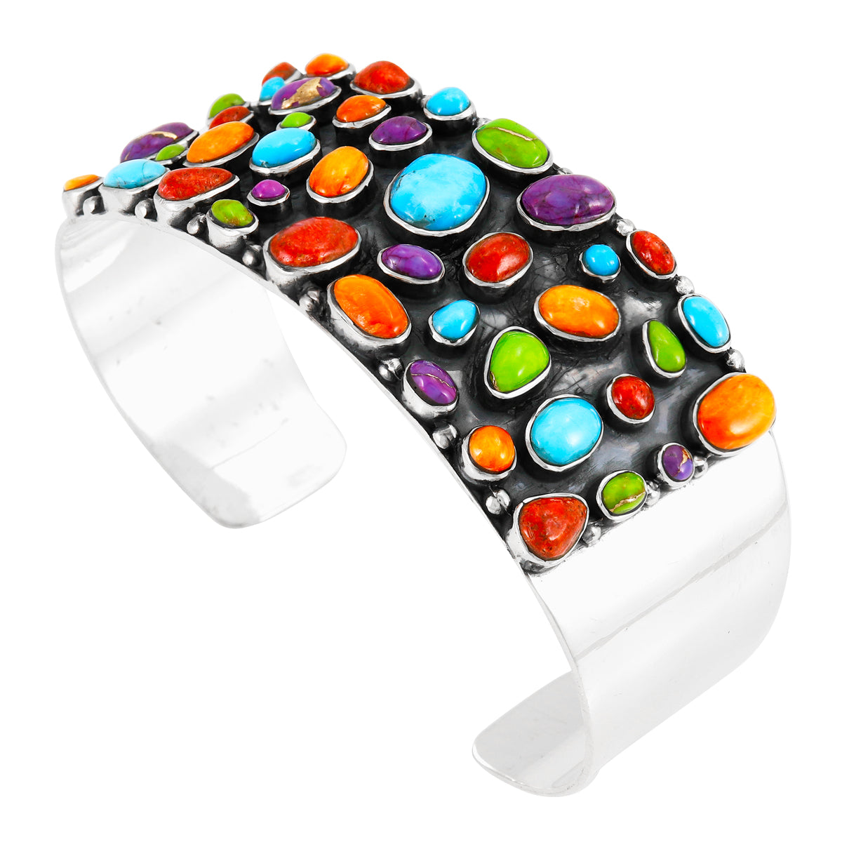 Multicolor Bracelet Sterling Silver B5606-C71
