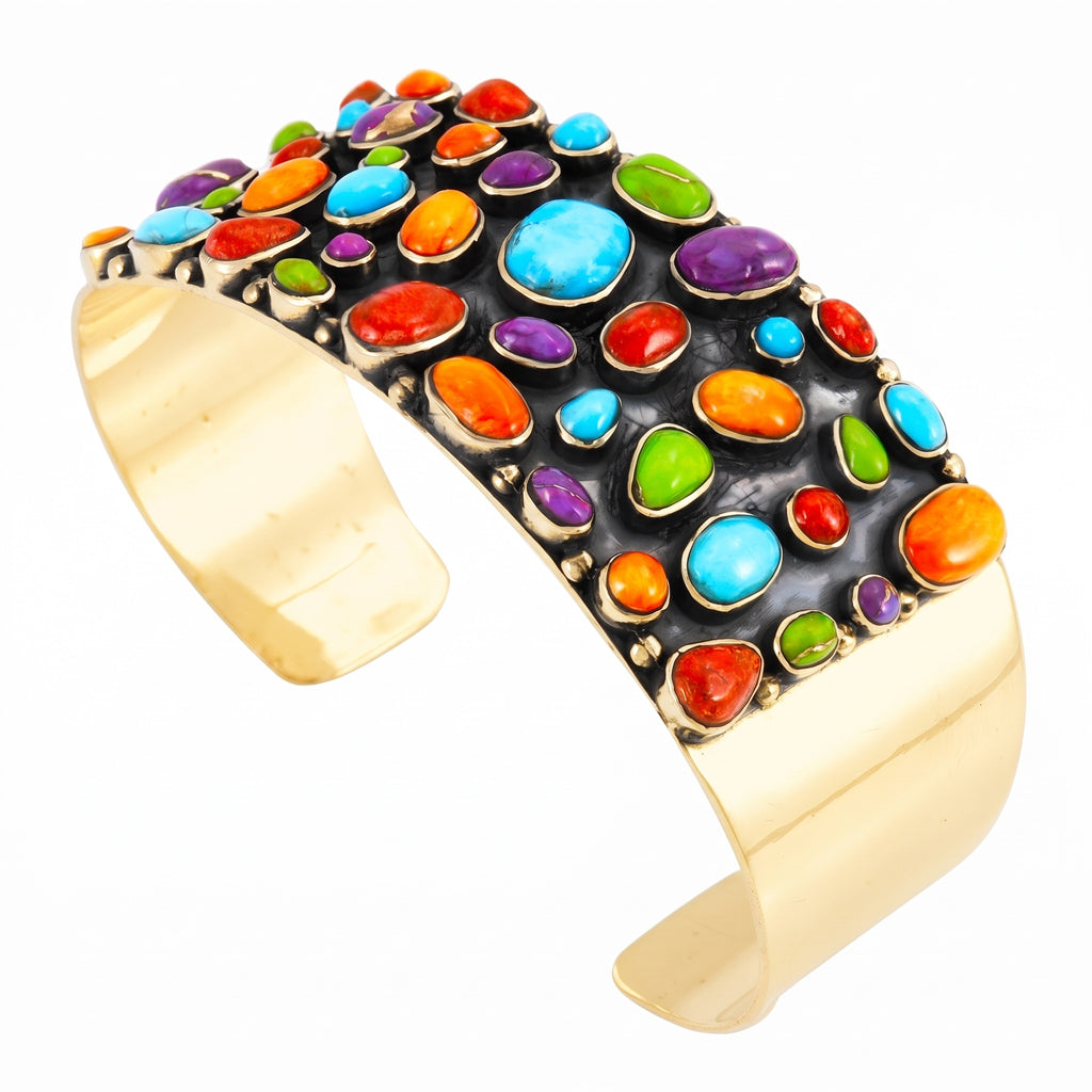 Multicolor Bracelet GoldCopper B5606-GB-C71