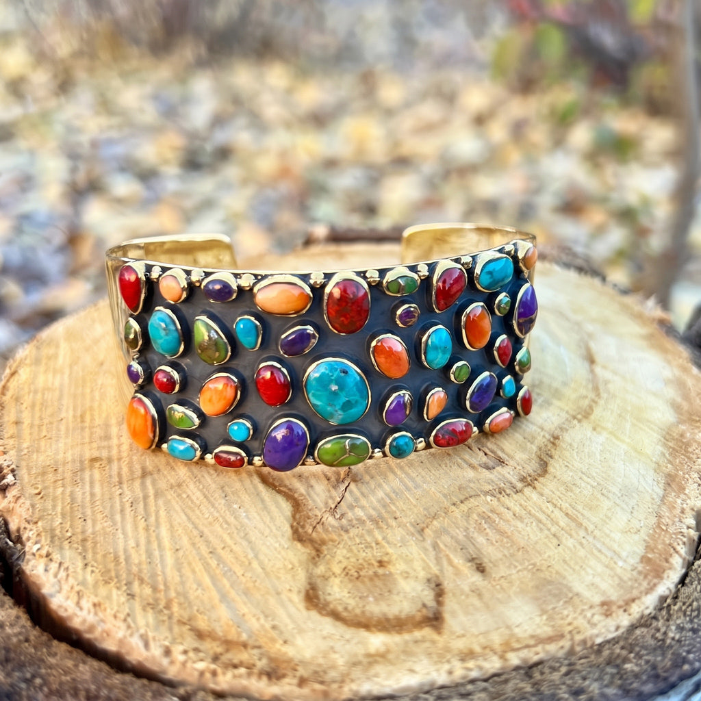 Multicolor Bracelet GoldCopper B5606-GB-C71