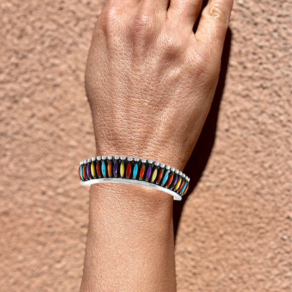 Multicolor Bracelet Sterling Silver B5611-C71