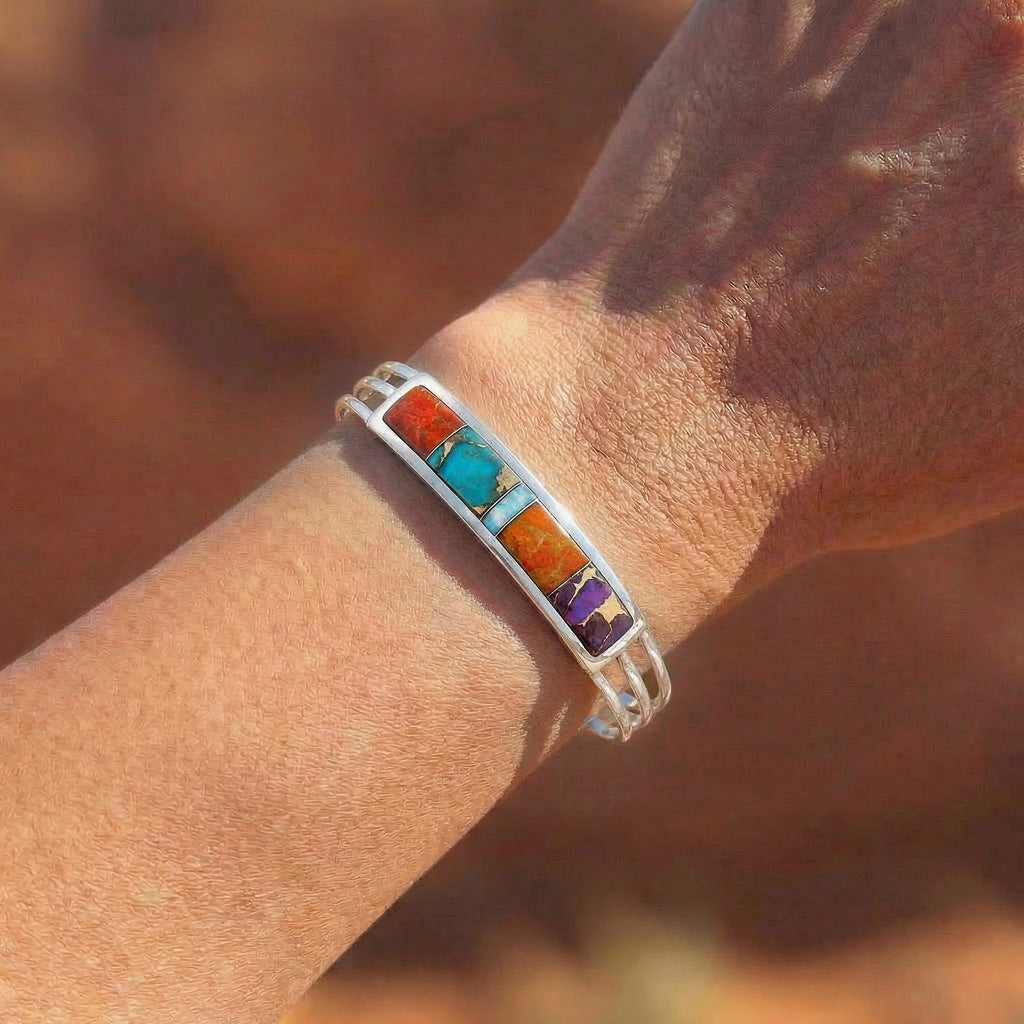 Multicolor Bracelet Sterling Silver B5615-C00