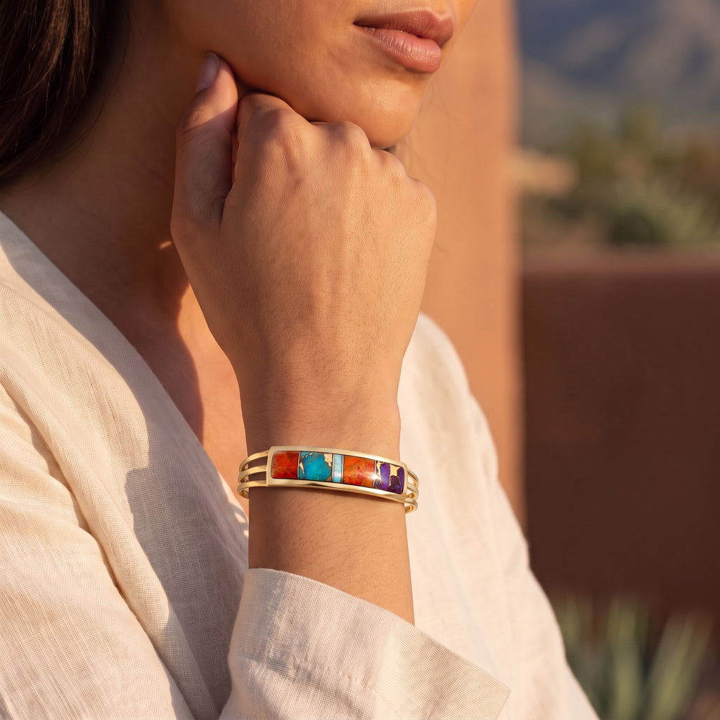 Multicolor Bracelet GoldCopper B5615-GB-C00