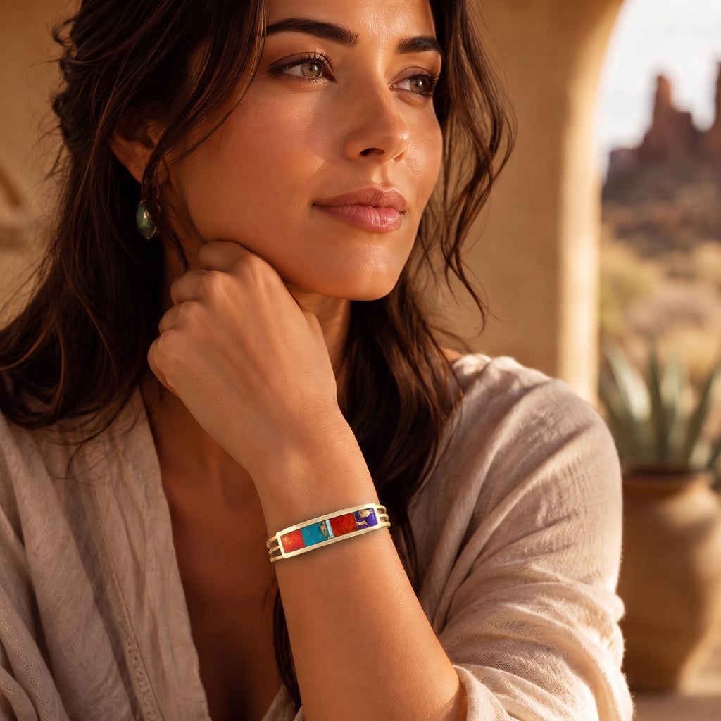 Multicolor Bracelet GoldCopper B5615-GB-C00