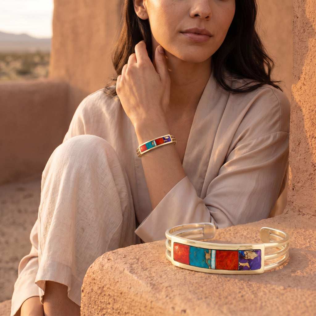 Multicolor Bracelet GoldCopper B5615-GB-C00