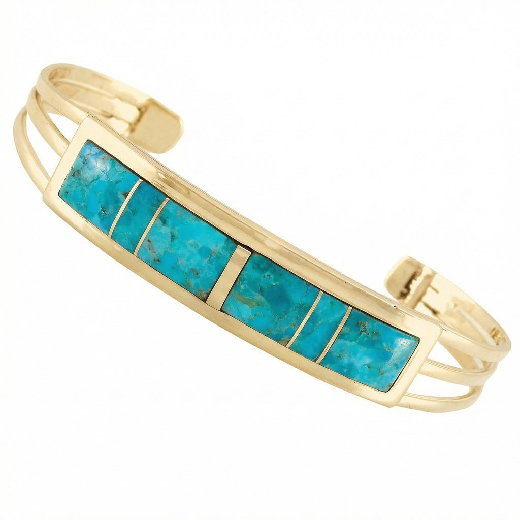 Turquoise Bracelet GoldCopper™ B5615-GB-C05