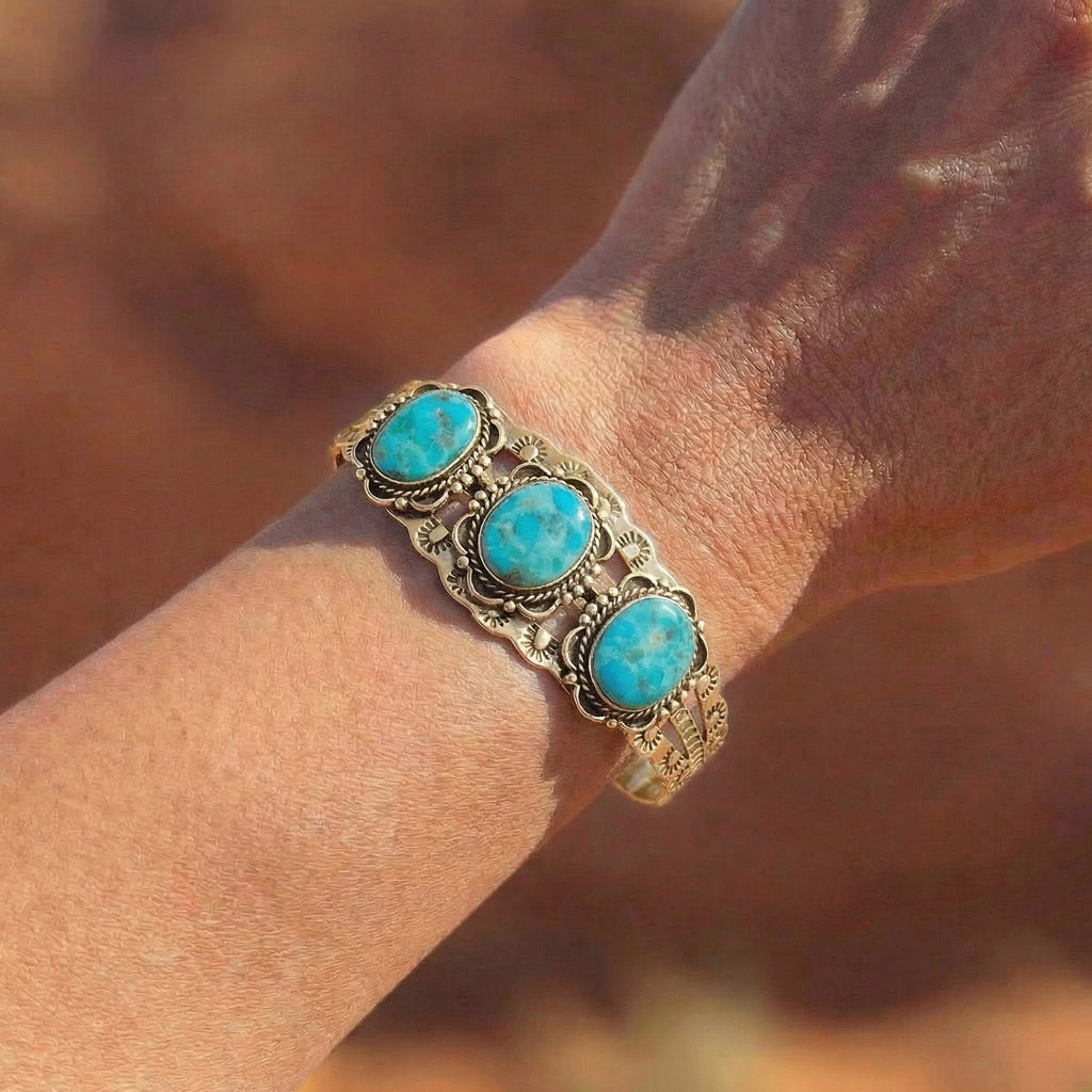 Turquoise Bracelet GoldCopper™ B5620-GB-C75