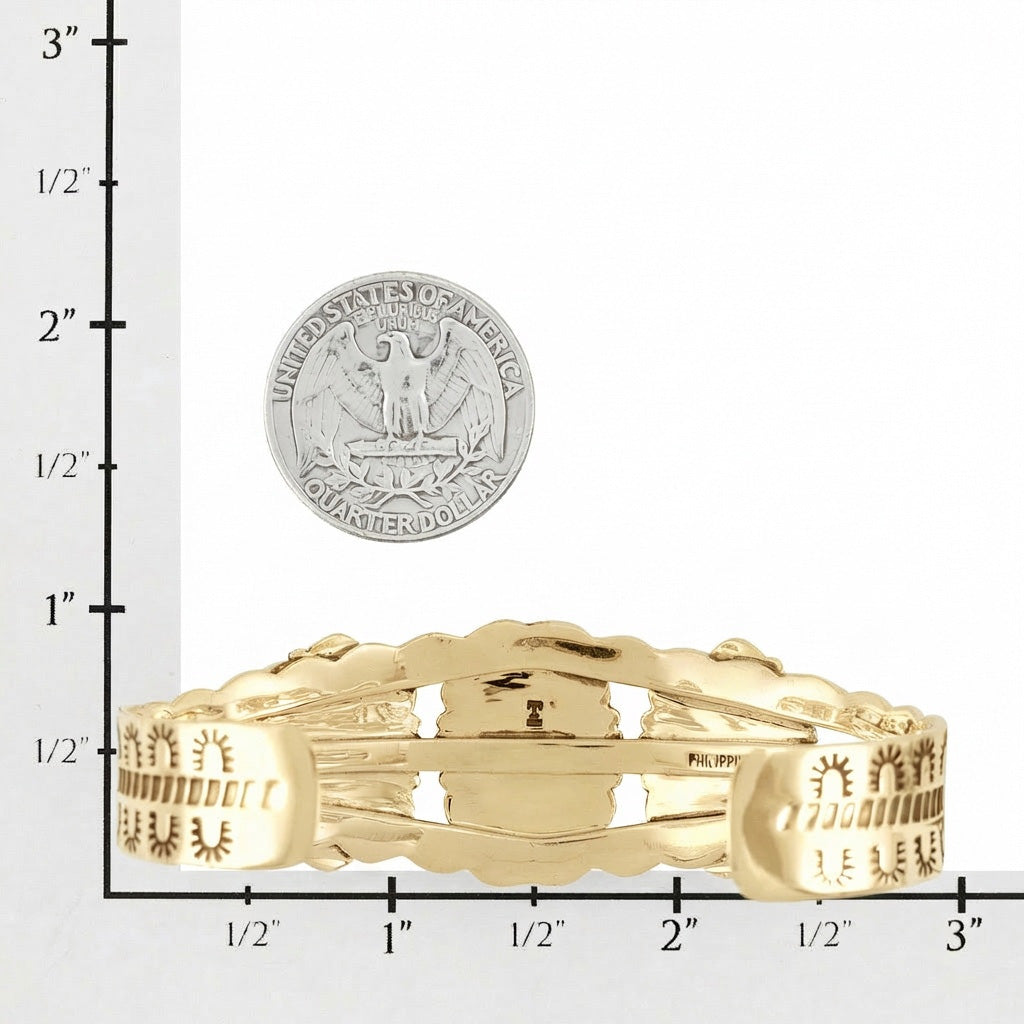 Turquoise Bracelet GoldCopper™ B5620-GB-C75